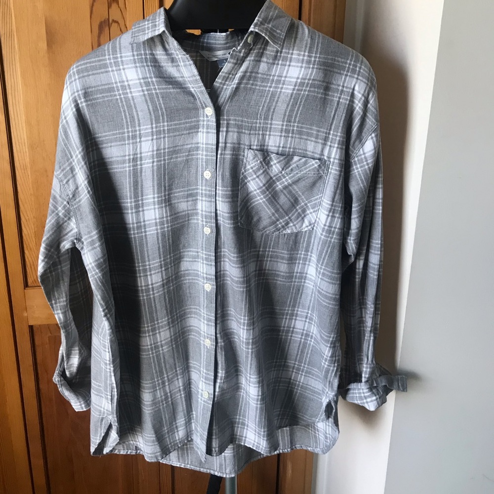 Old Navy Flannel Boyfriend Shirt